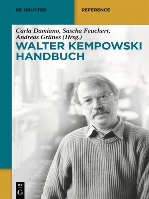 cover image of Walter-Kempowski-Handbuch